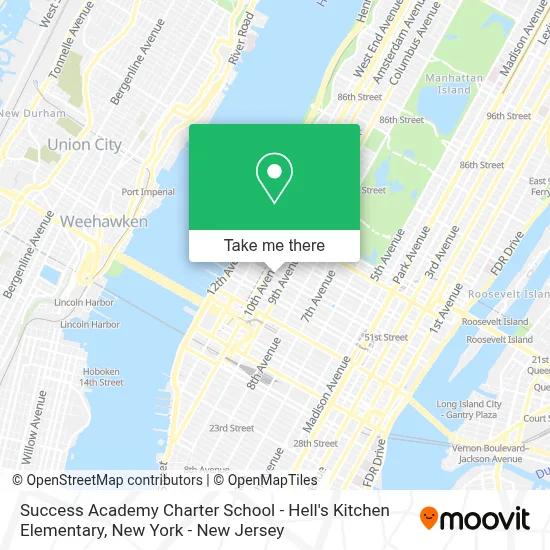 Success Academy Charter School - Hell's Kitchen Elementary map