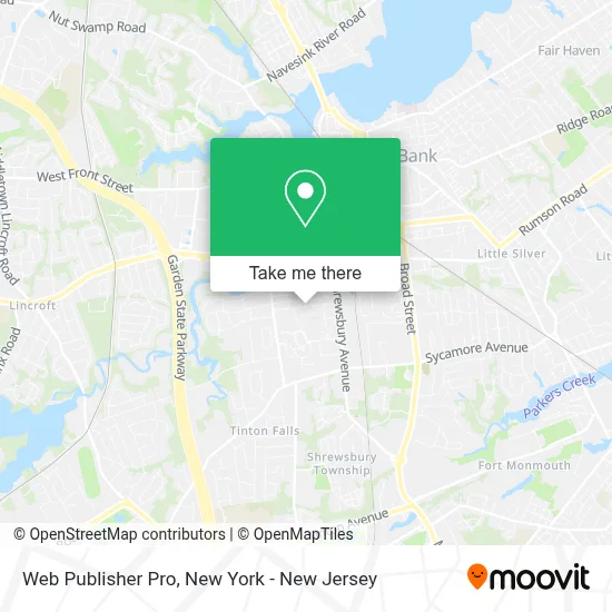 Web Publisher Pro map
