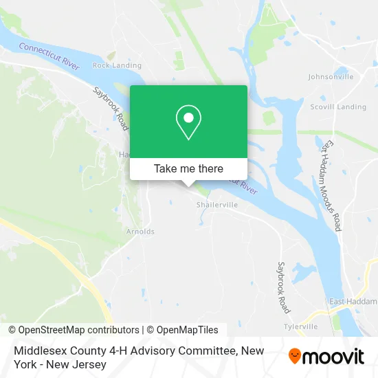 Middlesex County 4-H Advisory Committee map