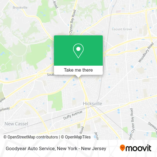 Goodyear Auto Service map