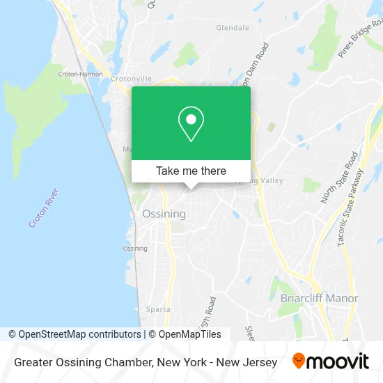 Greater Ossining Chamber map