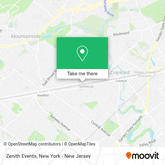 Zenith Events map