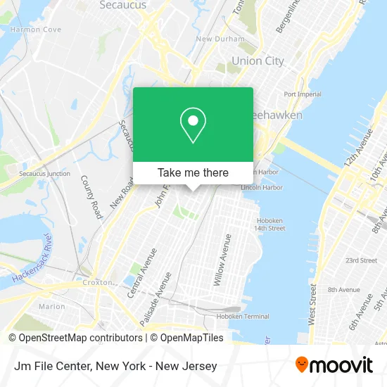 Jm File Center map