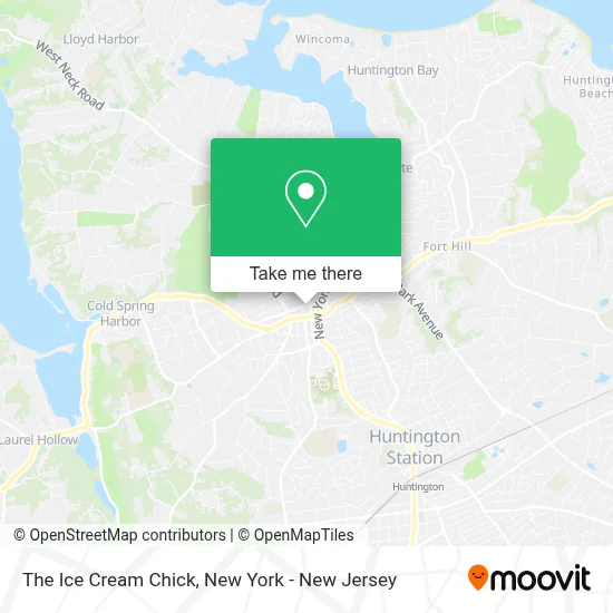 The Ice Cream Chick map