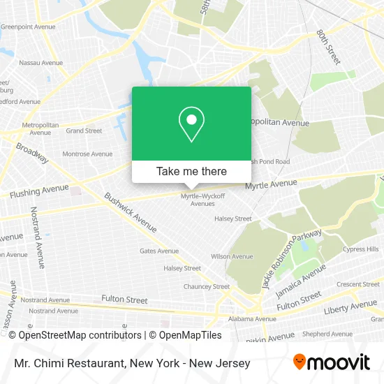Mr. Chimi Restaurant map