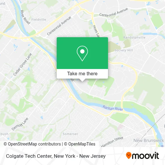 Colgate Tech Center map