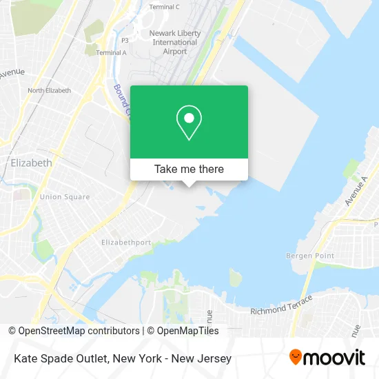 Kate Spade Outlet map