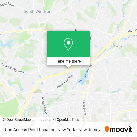 Ups Access Point Location map