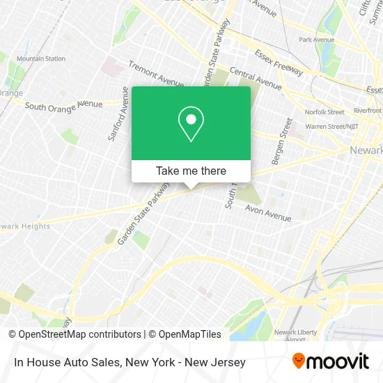 In House Auto Sales map