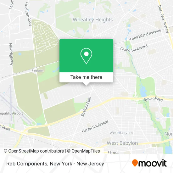 Rab Components map