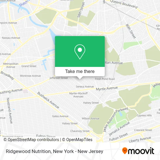 Ridgewood Nutrition map