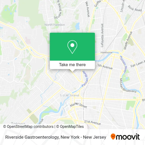 Riverside Gastroenterology map