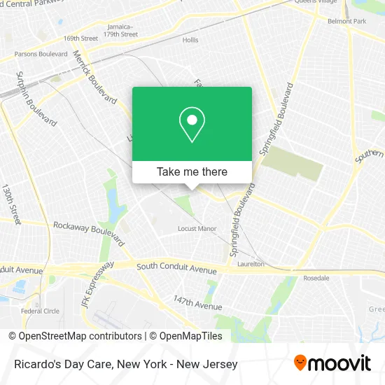 Ricardo's Day Care map