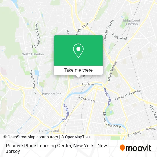 Positive Place Learning Center map