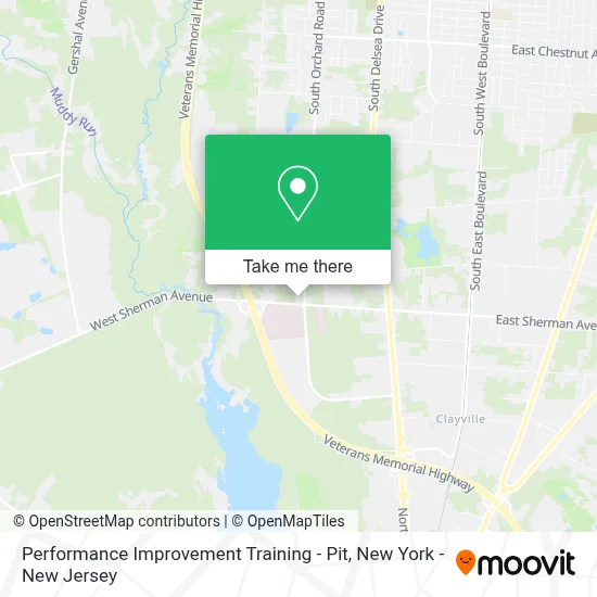 Performance Improvement Training - Pit map