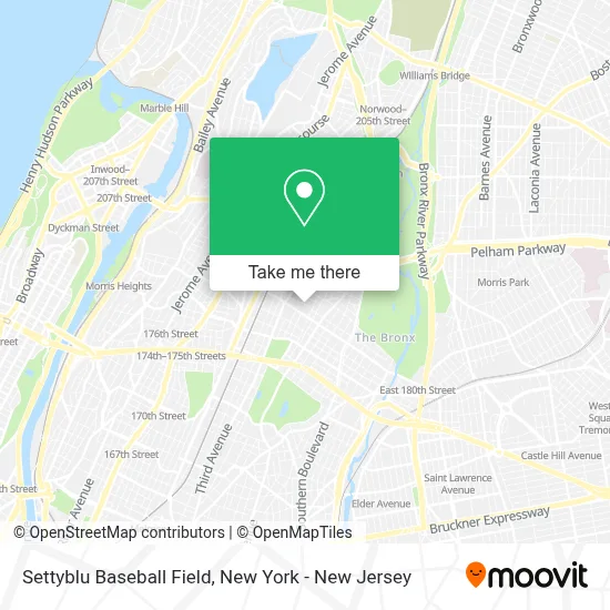 Settyblu Baseball Field map