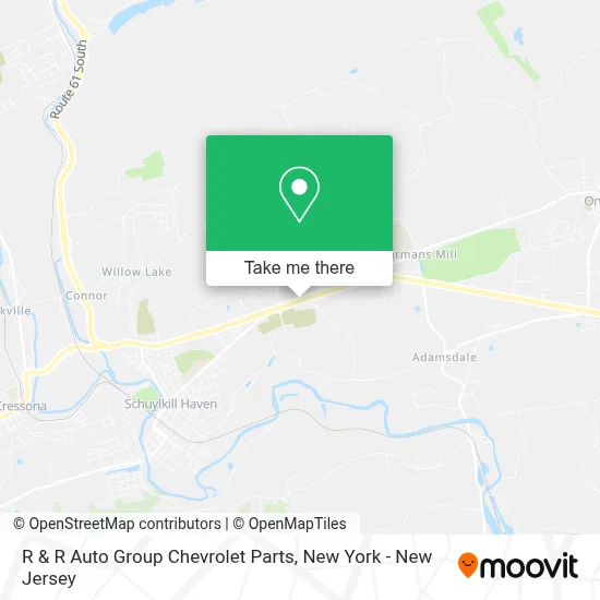 R & R Auto Group Chevrolet Parts map