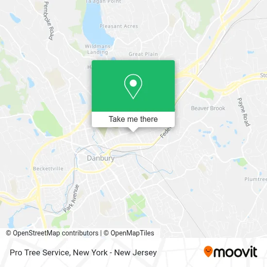 Pro Tree Service map