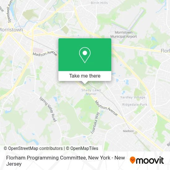 Florham Programming Committee map