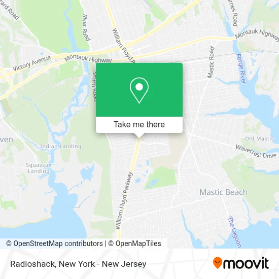 Radioshack map