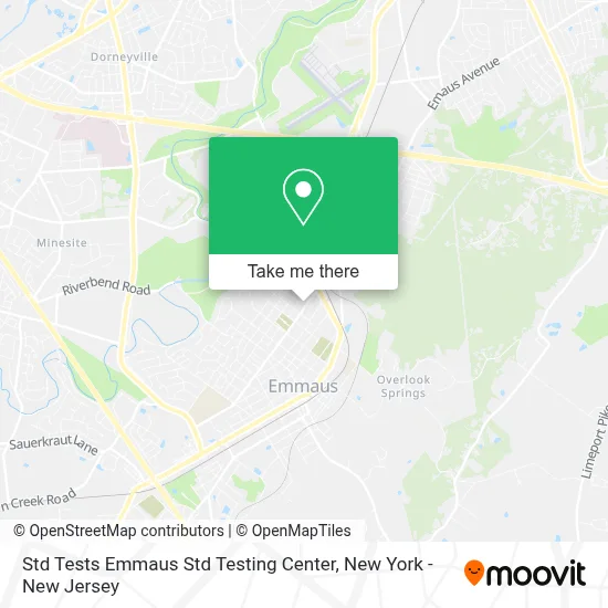 Std Tests Emmaus Std Testing Center map