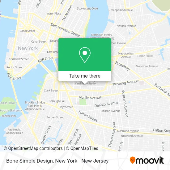 Bone Simple Design map