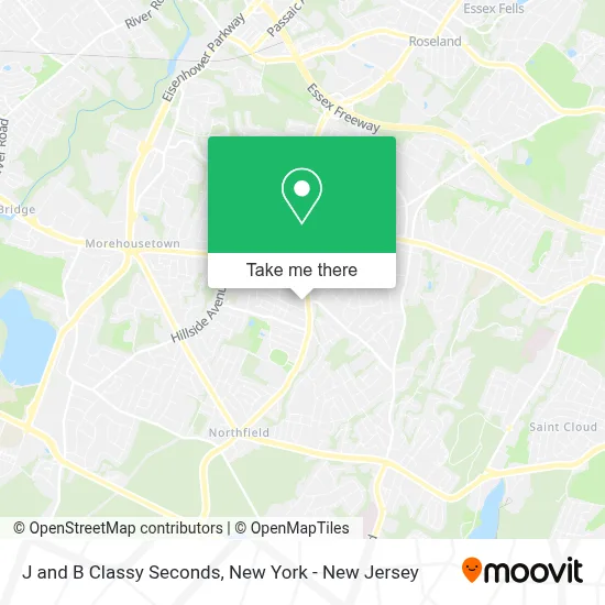 J and B Classy Seconds map