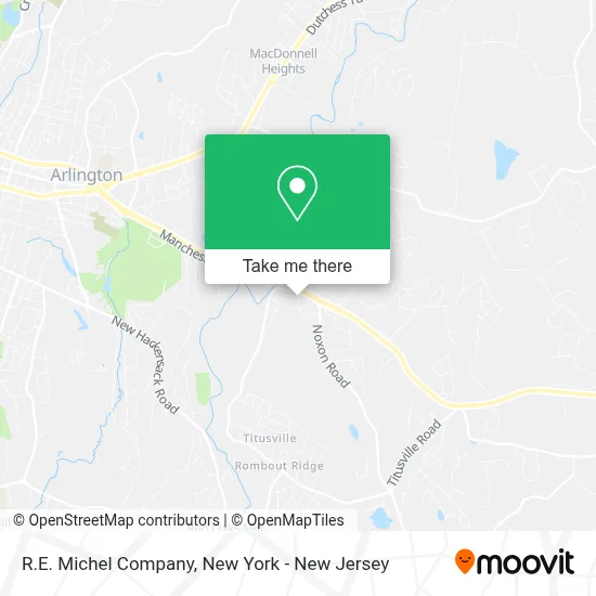 R.E. Michel Company map