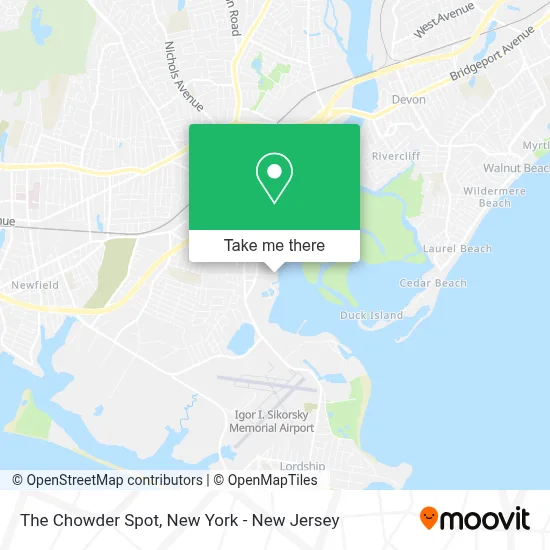 The Chowder Spot map