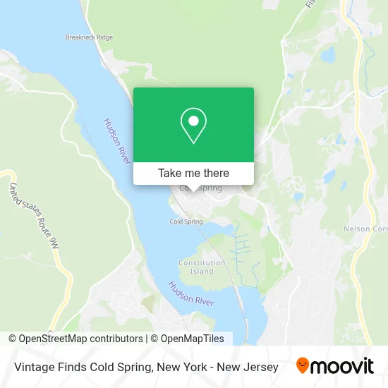 Vintage Finds Cold Spring map
