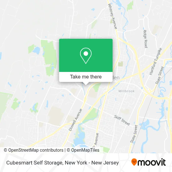 Cubesmart Self Storage map