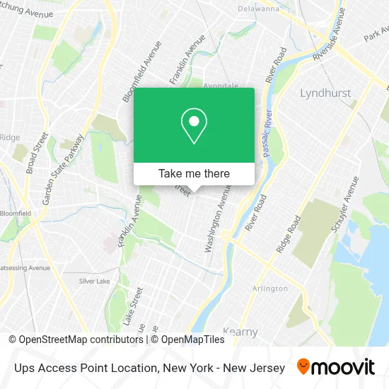 Ups Access Point Location map