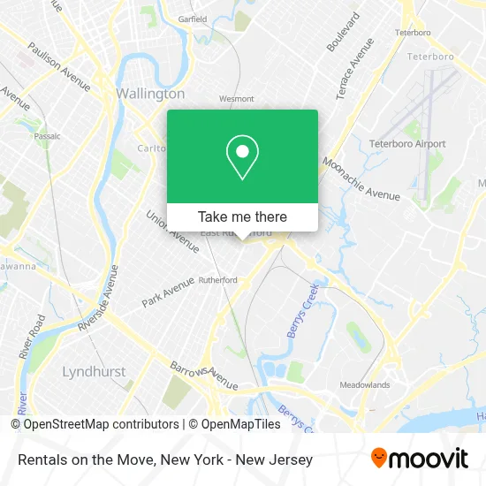 Rentals on the Move map
