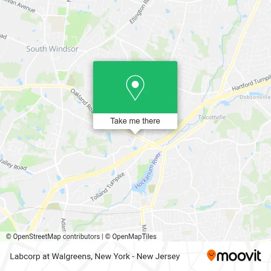Labcorp at Walgreens map
