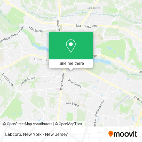 Labcorp map