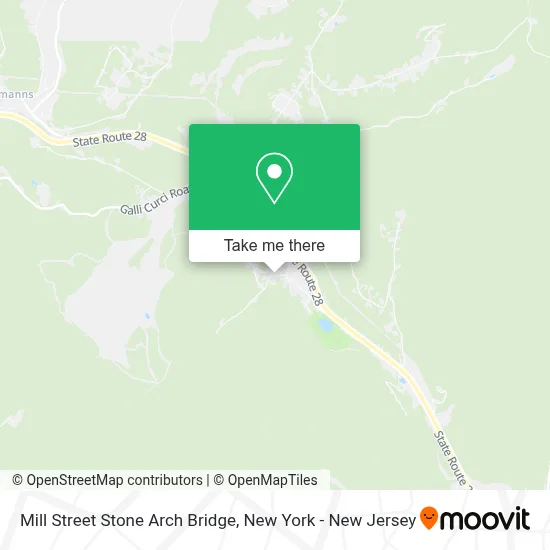 Mill Street Stone Arch Bridge map