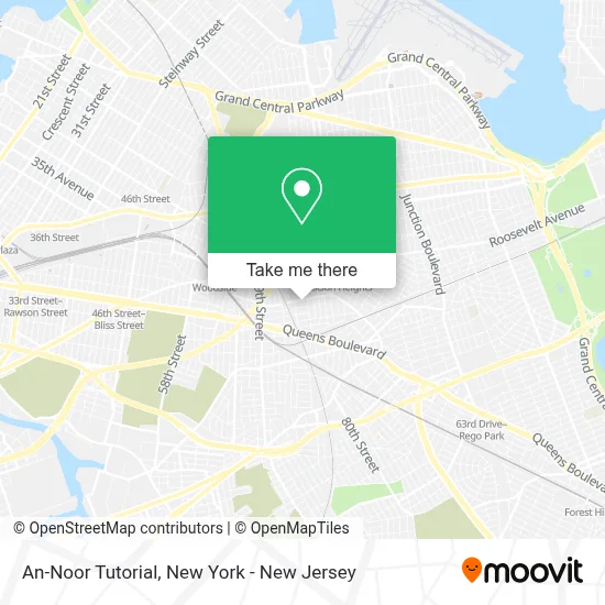 An-Noor Tutorial map