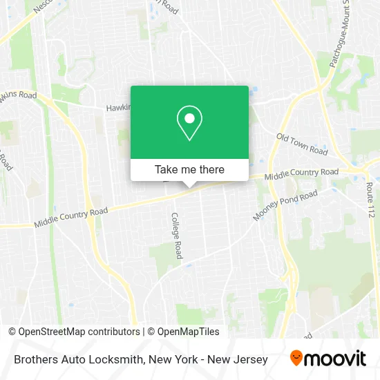 Brothers Auto Locksmith map