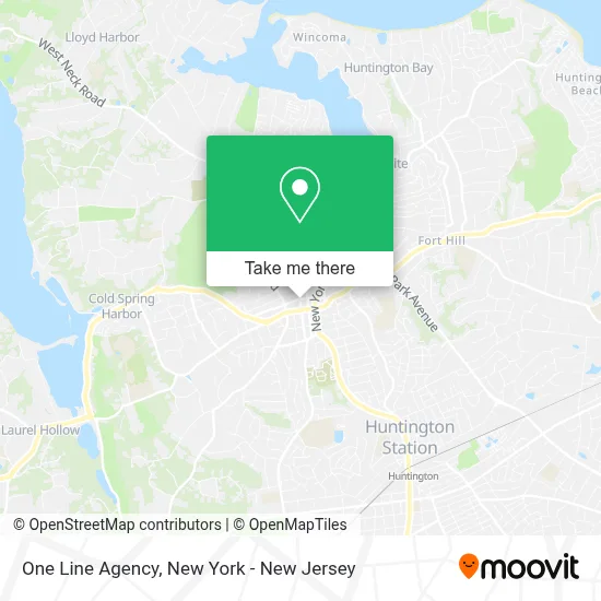 One Line Agency map