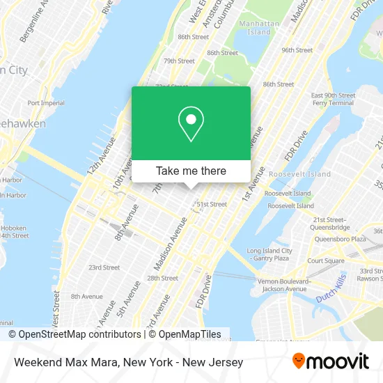 Weekend Max Mara map