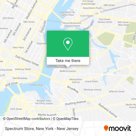 Spectrum Store map