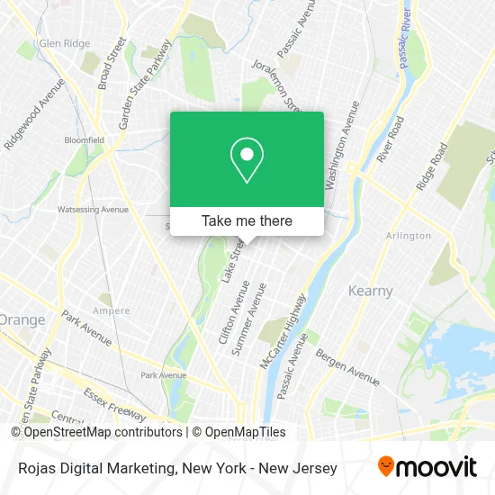 Rojas Digital Marketing map