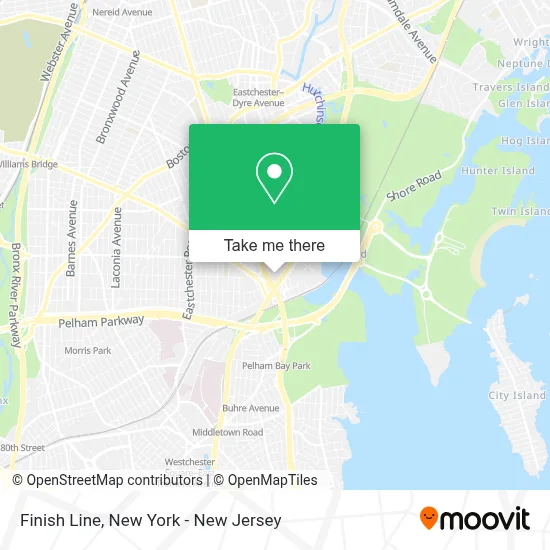 Finish Line map