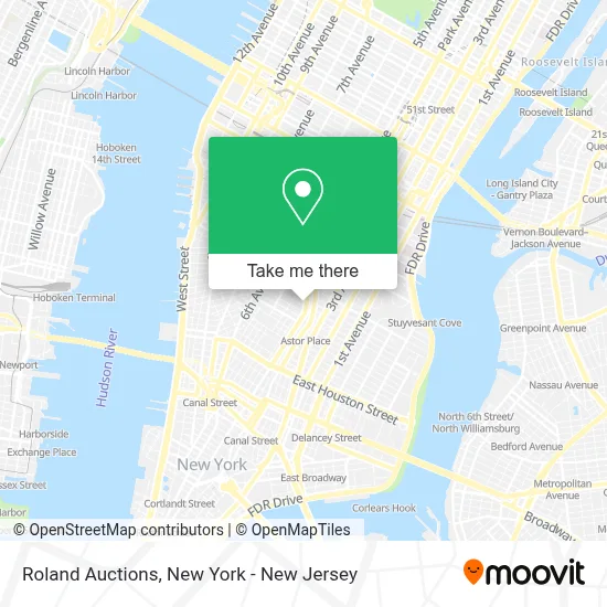 Roland Auctions map