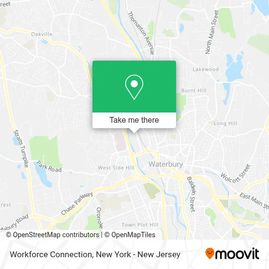 Workforce Connection map