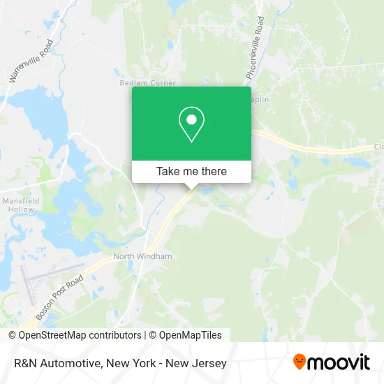 R&N Automotive map