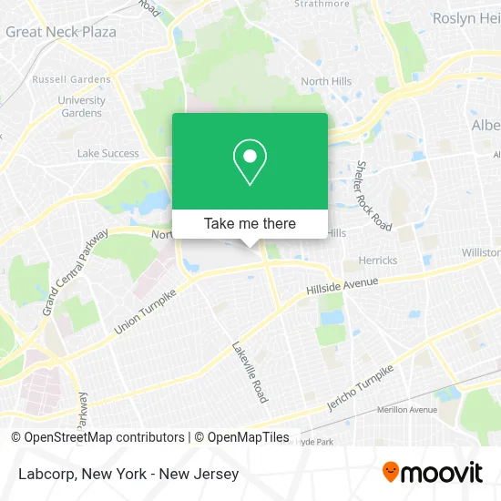 Labcorp map