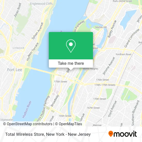 Total Wireless Store map