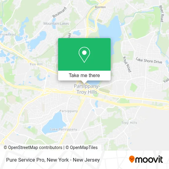 Pure Service Pro map