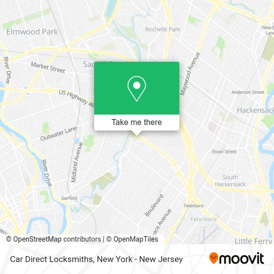 Car Direct Locksmiths map